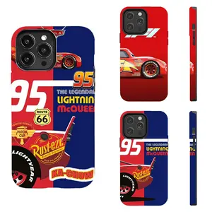 Lightning McQueen (Cars) Special Edition Phone Case — Compatible with iPhone 11–17 Pro Max/Plus Series & Samsung Galaxy S23– Series | Halloween/Christmas Gift Idea | iPhone Protective Case