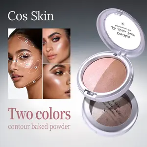 2-in-1 Contour & Highlight Palette Compact face contouring powder with matte & pearlescent shades to sculpt defined cheekbones. Seamless blending for luminous, flawless skin with all-day wear. Perfect New Year makeup essential.