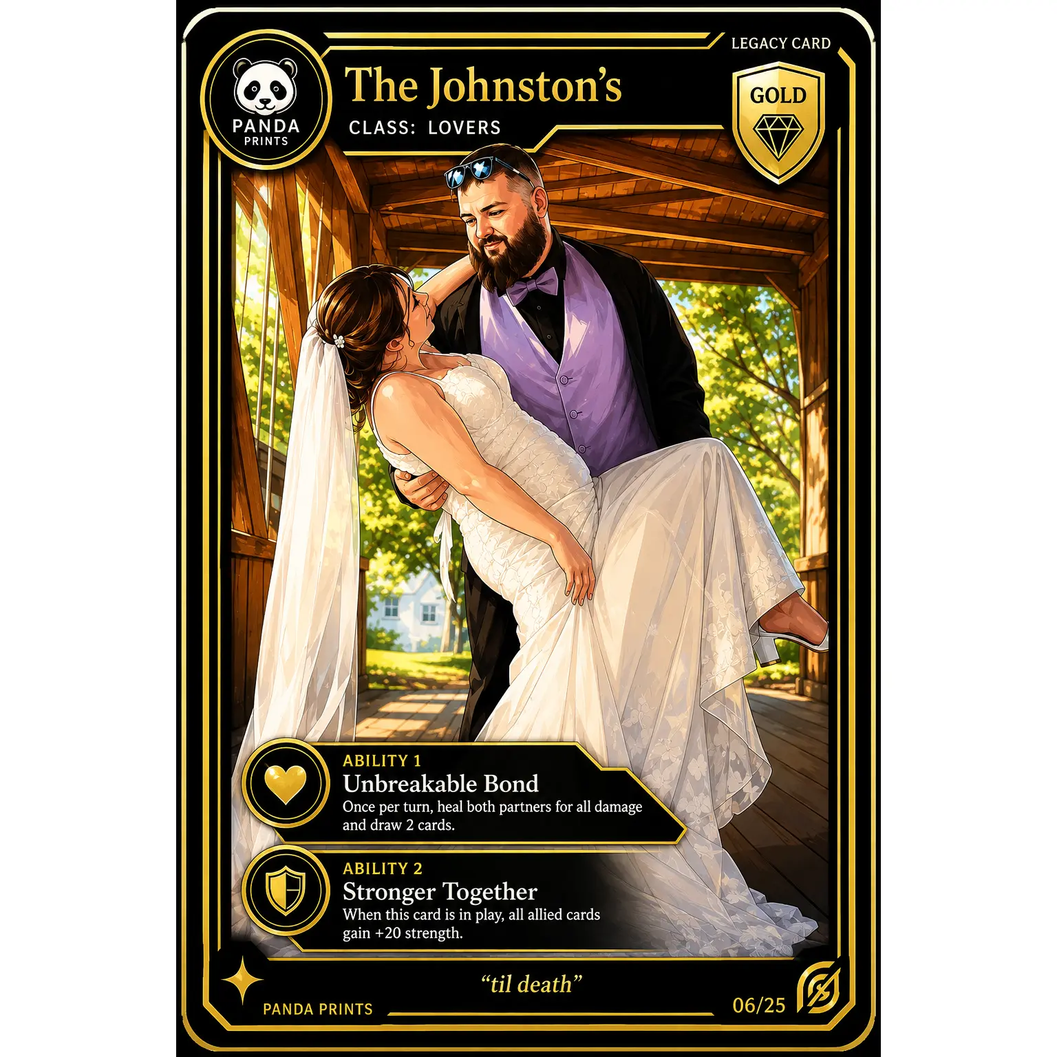 Custom Person Signature Card
