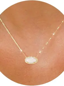 Elegant Elisa Necklace with Pendant, Perfect Gift for Her, Fashionable Daily Wear Jewelry, Trendy Accessory for Women