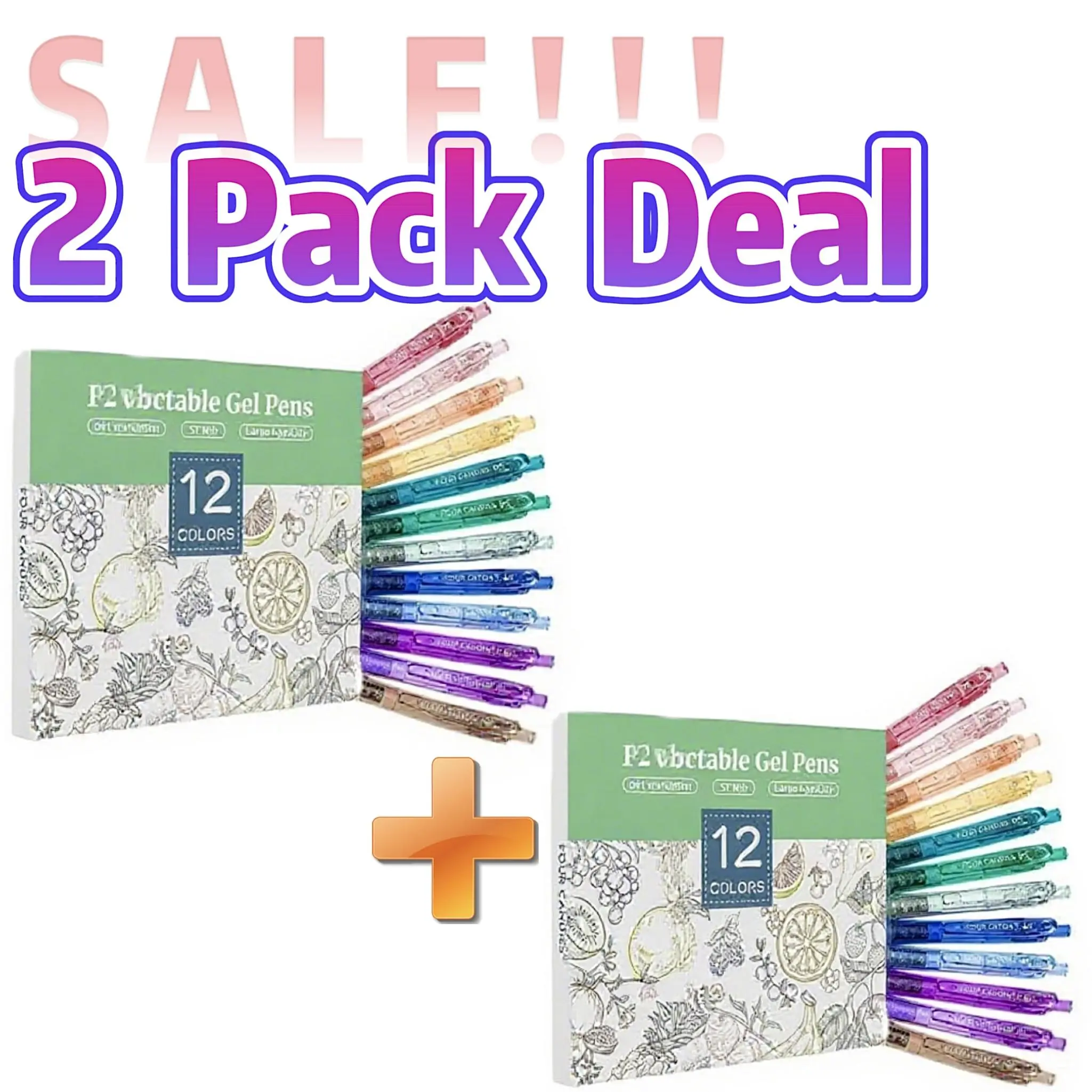 Multicolor Ink Pen Set*2