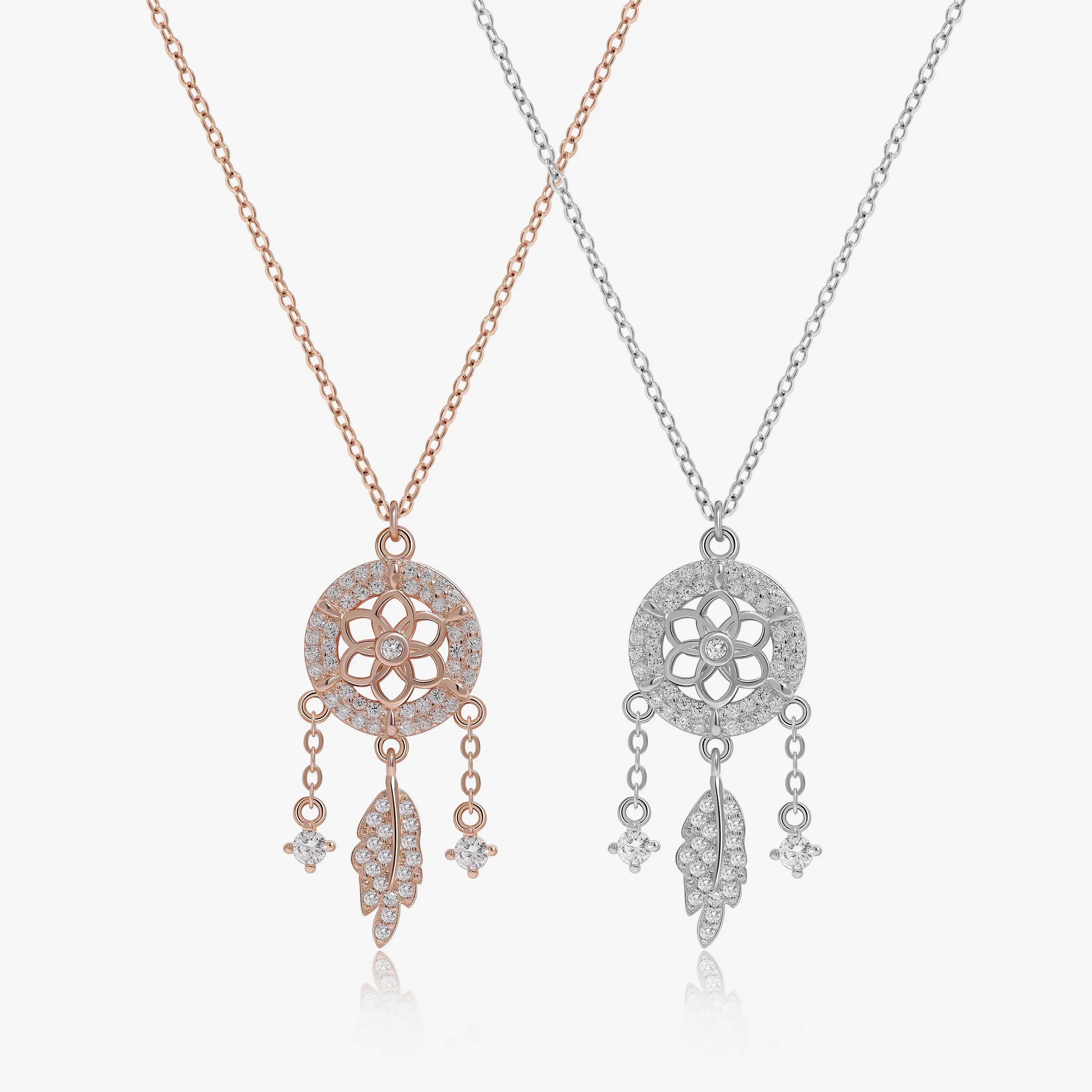 Elegant Dreamcatcher Necklace