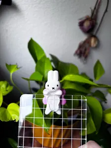 Miffy phone hipper/peaker (handmade accessory)