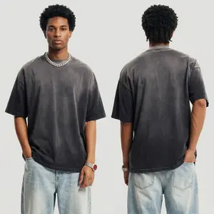 250G Vintage Monkey Washed Oversized T-Shirt | Premium Heavyweight Cotton Tee