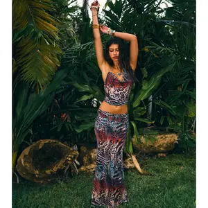 Untamed Vibes Animal Print Maxi Skirt