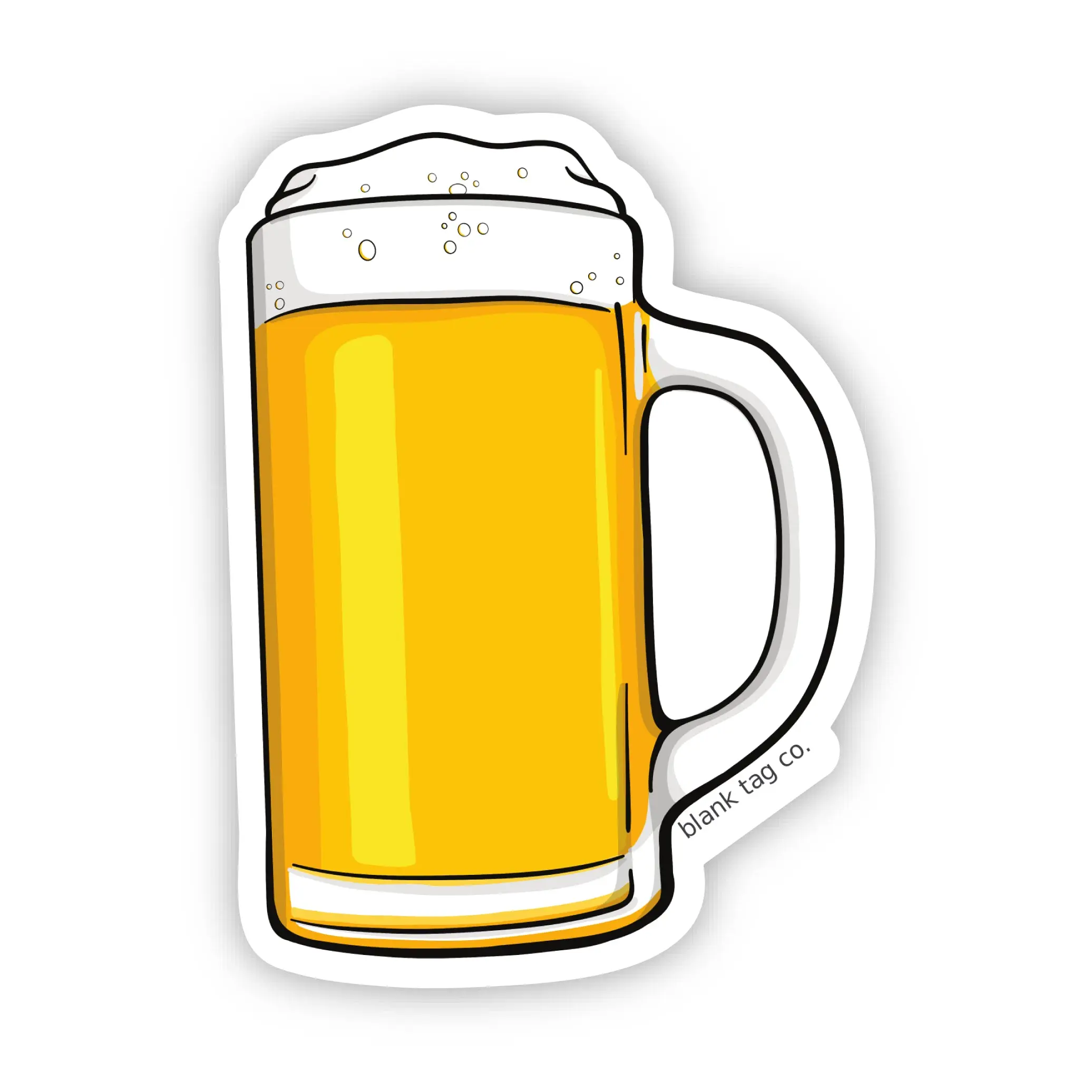 Blank Tag Co.® Waterproof Sticker - Beer