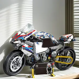 2418 Piece Building Blocks Car Motorcycle Set, Building Block Model, Super Cool Design, Easy Assembly, Perfect Gift for Birthday Christmas Halloween Thanksgiving New Year