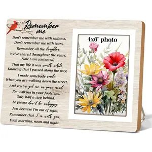 Memorial Gifts Picture Frame,Sympathy Gifts for Loss of Mom Remembrance Memorial Picture Frame, Memory of Mother, Father, Grandma, Memorial Frames for Loved One, Fits 4x6 Inches