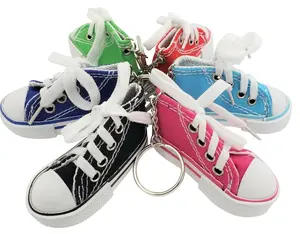 👟 120 TOTAL Mini Canvas Sneaker Keychains –  (3" Assorted Colors)