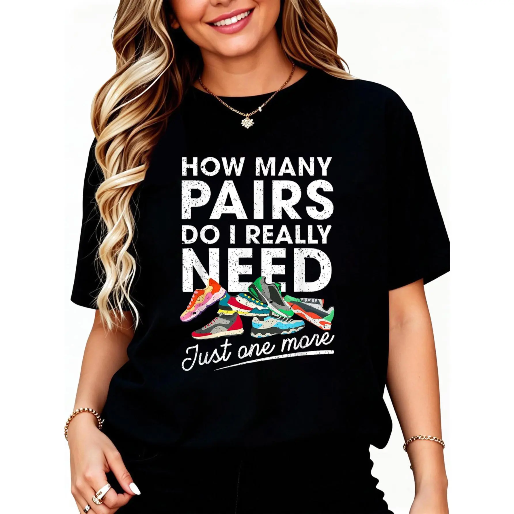 How Many Pairs of Running Shoes Funny Runner Marathon Quote T-Shirt