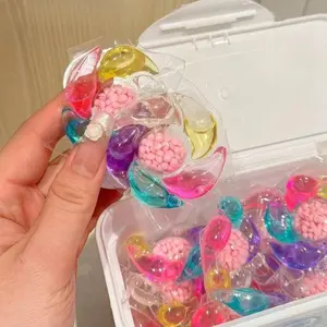 6 in 1 Laundry Stain Remover, 30/50/100pcs Scent Booster Fruit Scented, Strong Stain Removal, Color Protection, Laundry Pods Laundry Gel, Clothes Fresh Fragrance, Fragrance Detergent Beads, Scented Detergent Balls