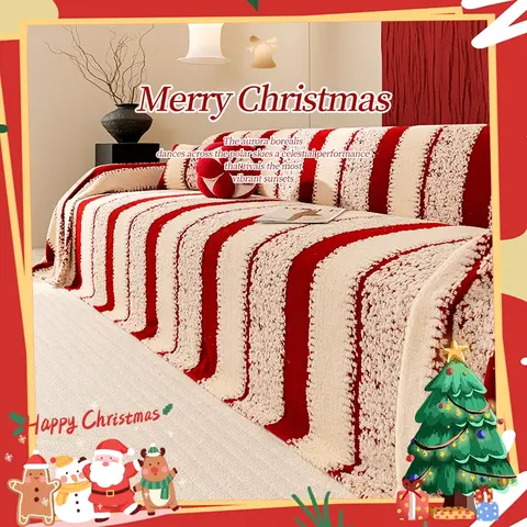 Pet-Friendly Cotton Velvet Sofa Cover, Couch Cover, Fits Armchairs & Sofas, Home Decor, Easy to Clean, Living Room & Bedroom Use