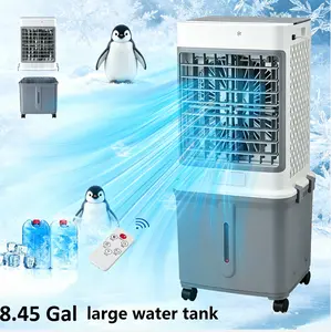 Portable Air Conditioner with 8.45gal water tank Quiet Portable Ac Unit with Dehumidifier Fan Function 120° wide airflow spreads, Remote Control, Sleep Mode, 24H Timer