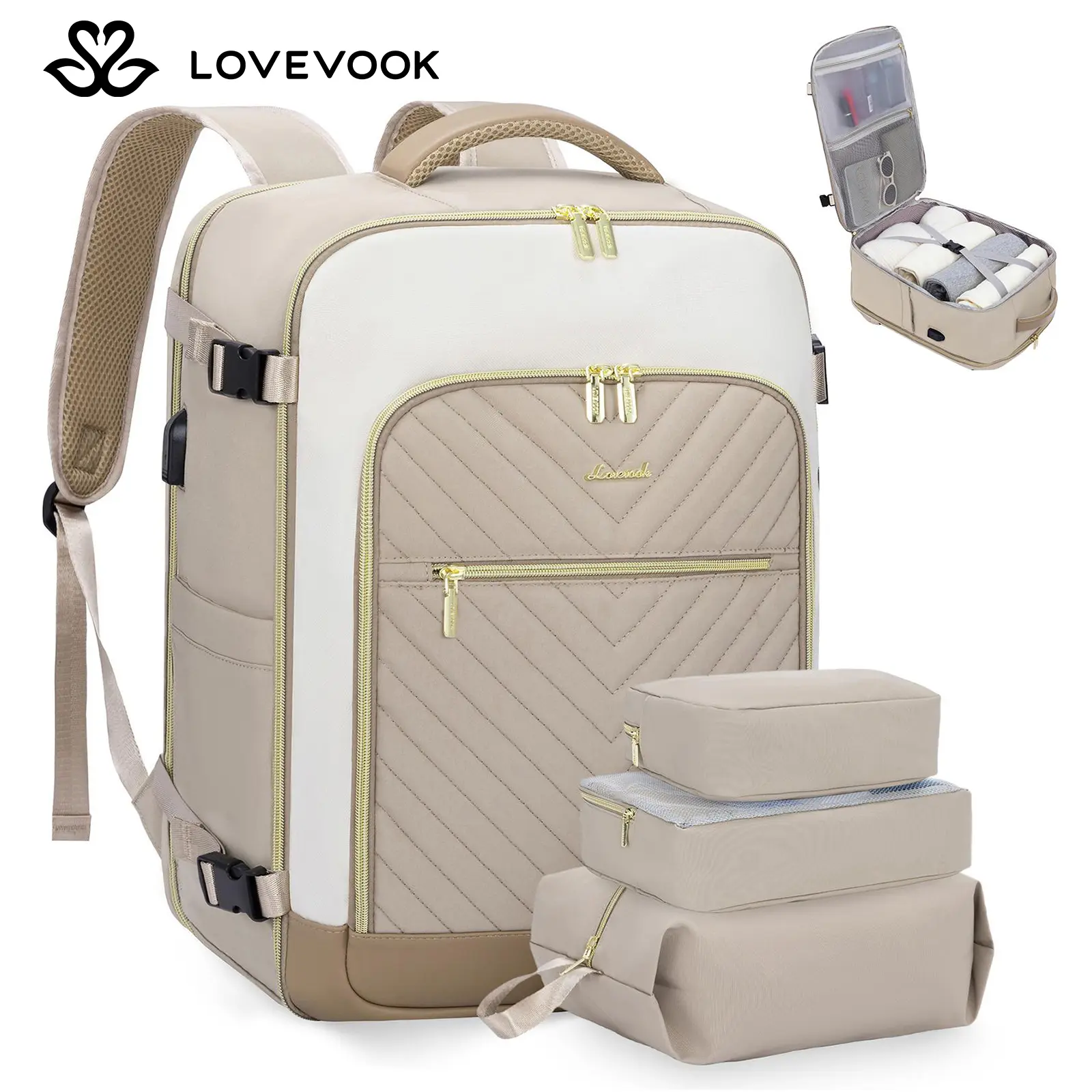 Khaki - Beige - Abricot