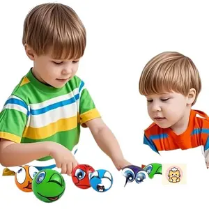 24 Pack Squishy Balls Stress Relief Toys for Kids Adults Soft Squeeze Fidget Toys with Cute Expression Set Gift for Classroom Office Party Goodie Bags Yellow Green Red