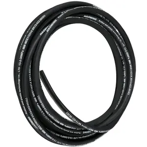 VEVOR Hydraulic Hose 328 Feet Rubber Hydraulic Hoses with 2 High - Tensile Steel Wire Braid, Inner Diameter 3/8 Inch, 5000 PSI Max, Bulk Hydraulic Hose - 40 F to 250 F, Hydraulic Oil Flexible HoseVEVOR Super Brand Day