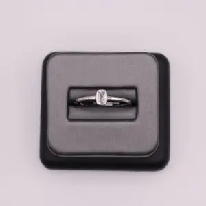Sterling Silver CZ Ring - Bezel Baguette