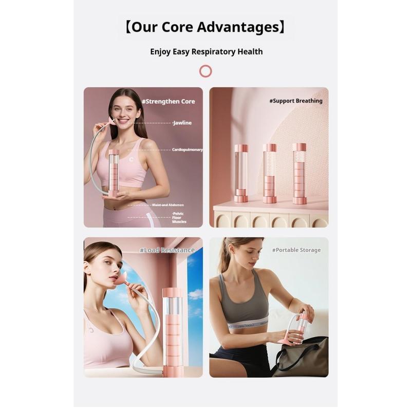 2025 New Breathing Dumbbell Trainer – Adjustable Respiratory Resistance, Portable Lung Capacity & Abdominal Breathing Exercise Device, Fitness & Home Workout Equipment