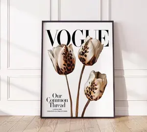 [UNFRAMED POSTER] Abstract Lion Poster Quality Print - Frameless Wall Art for Living Room Decor