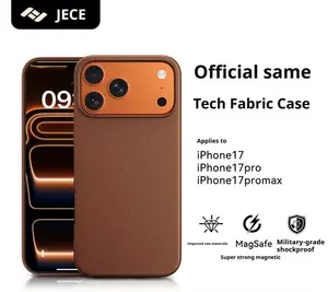 MagSafe Phone Case, Original Woven Texture N52 Strong Magnet Slim Anti-Fingerprint Cover for iPhone 17 Pro Max ready