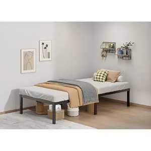 Metal Bed Frame Twin XL Size - Heavy-Duty Twin XL Platform Bed Frame No Box Spring Needed, Easy Assembly, Noise-Free, Sturdy Mattress Foundation, Underbed Storage Space