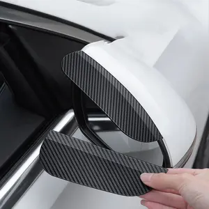 A Pair of Car Rearview Mirrors Rain Eyebrows Reverse Mirrors Rain Shields Reflective Rain Shields Car Windows Rain Shields