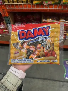 Montes Candy Variety Bundle, 6-6.5 oz bags (Pack of 6) includes 3-Bags Damy Peanut Crunch Candy + 3-Bags Tomy Butterscotch Candy