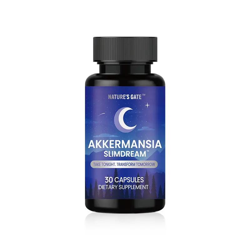 High Potency AKK Akkermansia Muciniphila Probiotic Capsules, Daily Gut Barrier & Metabolism Support Supplement for Digestive Health