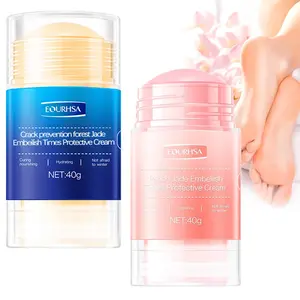 Buy 1 Get 1 Free! Cracked Heel Repair Balm Stick (Blue + Pink) - Intensive Moisturizer for Dry Feet, Hands & Elbows, Heal Cracked Heels, Soften Calluses - Natural Ingredients for Smooth, Healthy Skin