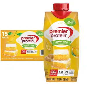 Premier Protein High-Protein Shake, Lemon Bar Flavor, 30g, 11 fl. oz., 15-Pack