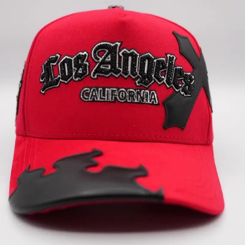 LA Cruces Red - Premium Adjustable Cap