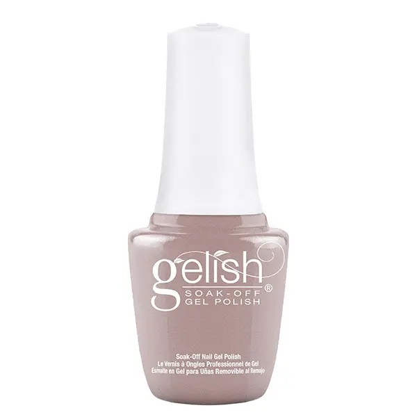 Gelish MINI Skinny Vanilla Latte, Long-Lasting Soak-Off Gel, Vibrant Color, Chip-Resistant, High Shine, Professional Salon Quality, 9mL.
