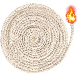 65.6 Ft 1/8''(4mm) Oil Lamp Wicks, Round  Lamp Wicks Burner, Braided Candle Replacement Wicks for  Kerosene Lamp  Lantern