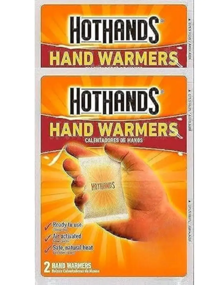Hand Warmers 10 Count Pack - 5 Double Packs Ready to Use & Activated for Cold Weather Outdoor Activities