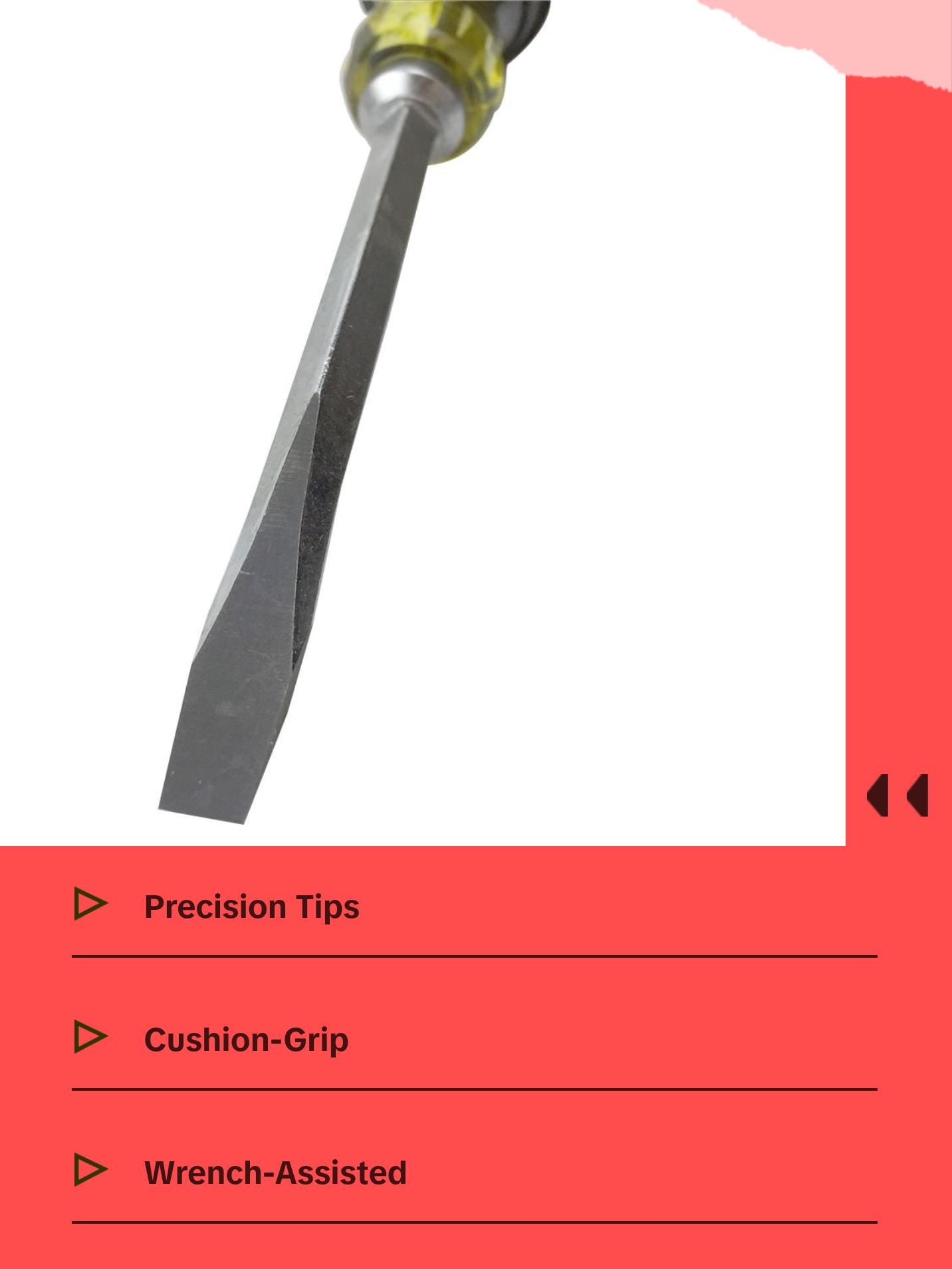 Klein Tools 85442 Screwdriver Set, 1/4 Keystone and #2 Phillips Precision Machined Tips, Cushion-Grip Handles, 4-Inch Shank, 2-Piece