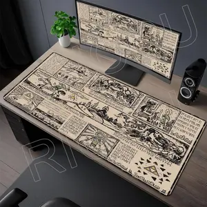 Zelda HD Printing Gaming Mouse Pad, 80x30cm 3mm Thick, Locked Edge Non-Slip Kawaii Rubber Desk Mat for PC Keyboard
