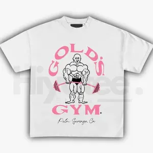 Graphic 90s Gold's Gym Palm Springs California T-Shirt, Vintage Unisex Tee U3YQY