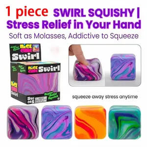 Stress Relief Toy, 5.5 Cm Ice Cube Design, Soft & Plush Material, Decompression Squeeze, Perfect Gift for Kids & Adults, Ideal for Relaxing Moments