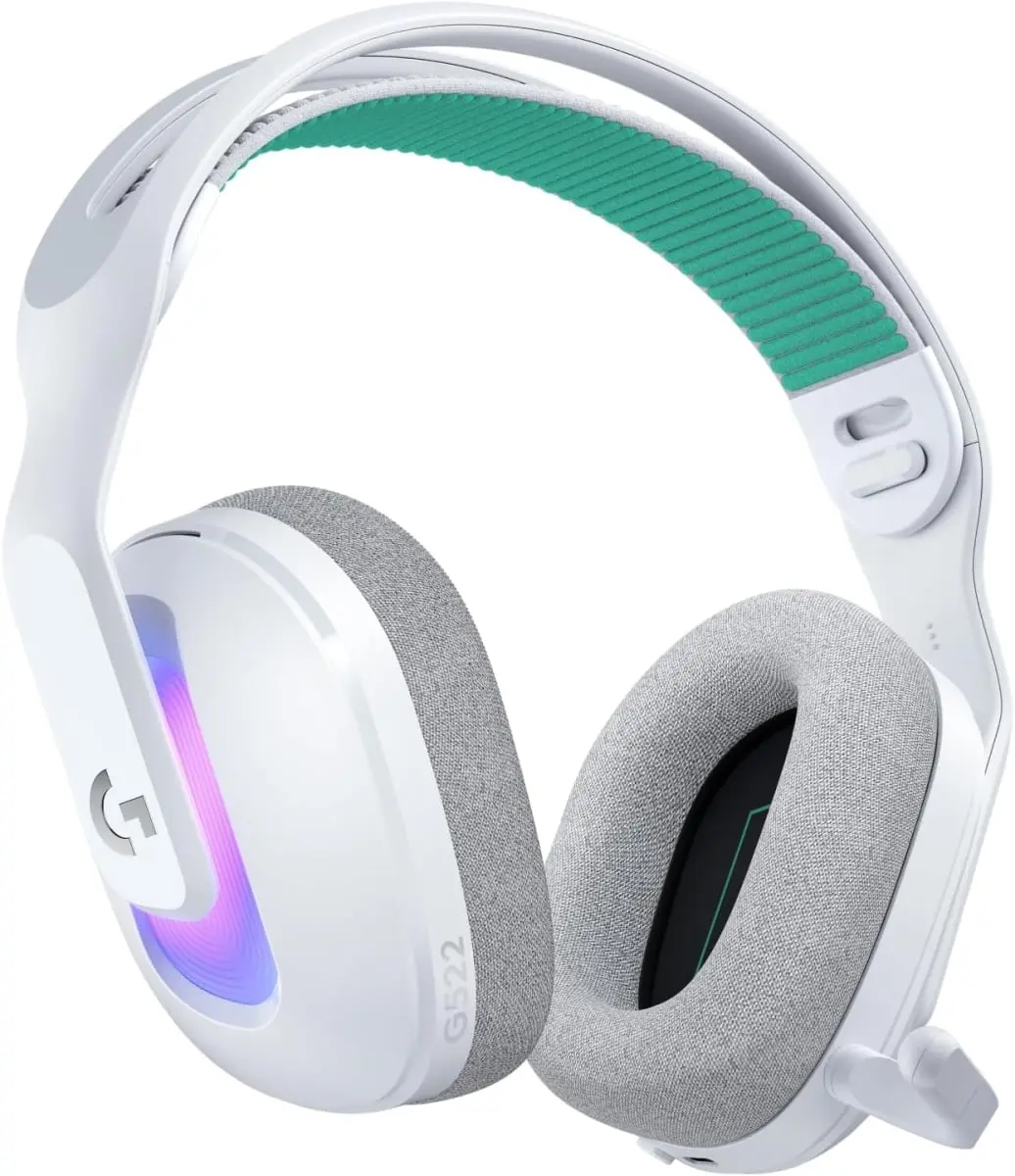Logitech Core 981-001517 G522 Lightspeed Wireless Gaming Headset, White