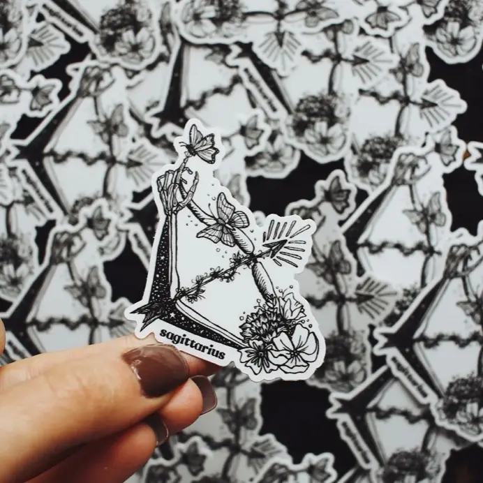 The Sagittarius Zodiac Sticker