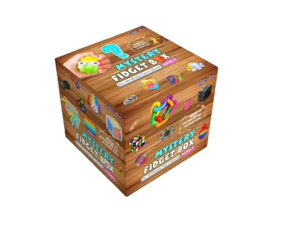 Mystery Fidget Box Series 3 - 21 Sensory Toys for 6 and Older with Unexpected Discoveries and Tactile Stimulation