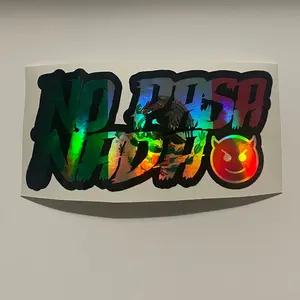 Holographic No Pasa Nada decal