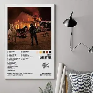 Yeat Poster Lyfestyle Album Music Posters Posters