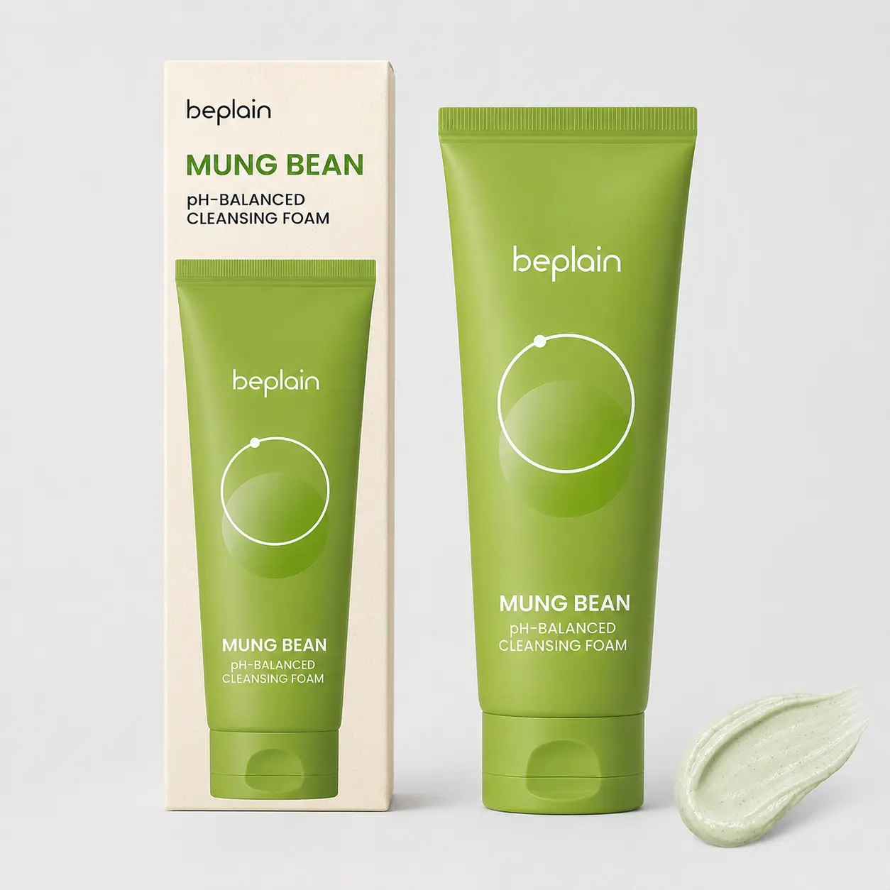 BEPLAIN Mung Bean pH-Balanced Cleansing Foam 80ml BEPLAIN Mung Bean pH-Balanced Cleansing Foam 80ml