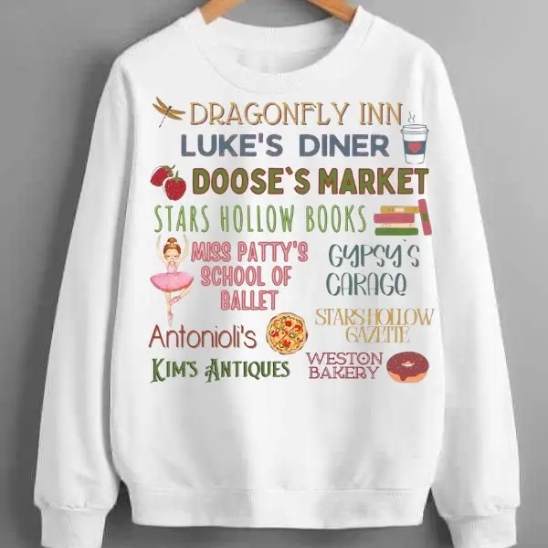 Gilmore Girls Crew Neck Sweater for Women - Knitwear - Womenswear