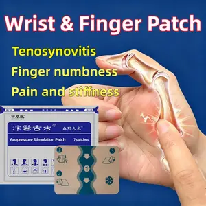 7 pieces of cooling patches, specially designed for tenosynovitis. Relieve finger numbness, stiff thumb, wrist pain and weakness, and wrist swelling. Suitable for manual workers, office workers who use computers and mice for a long time, and housewives.