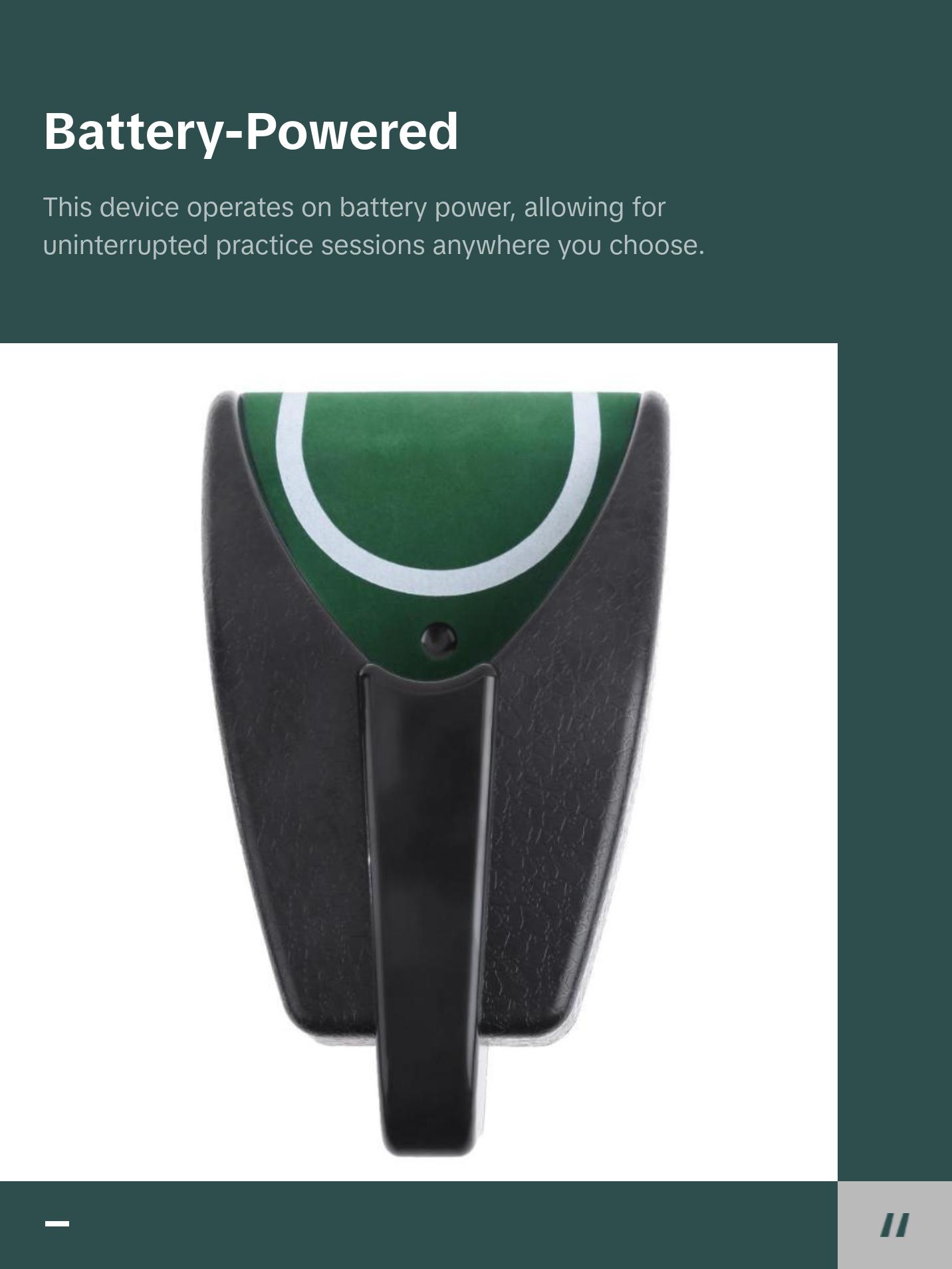 Automatic Golf Ball Return