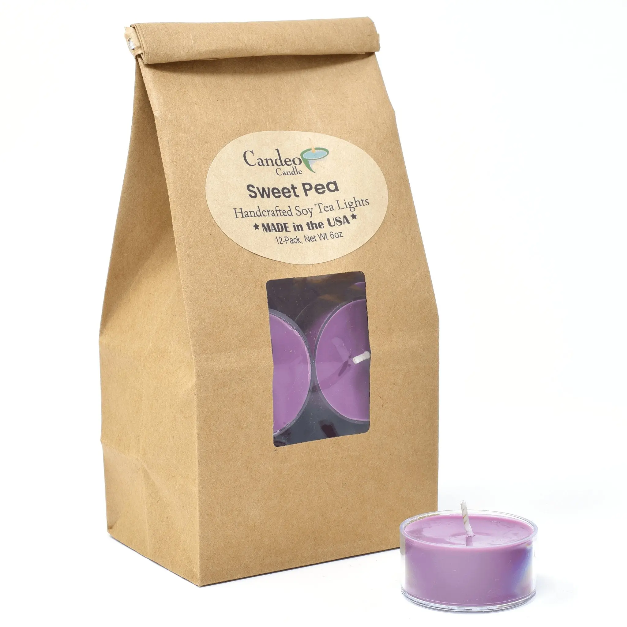 Sweet Pea, Soy Tea Light 12-Pack