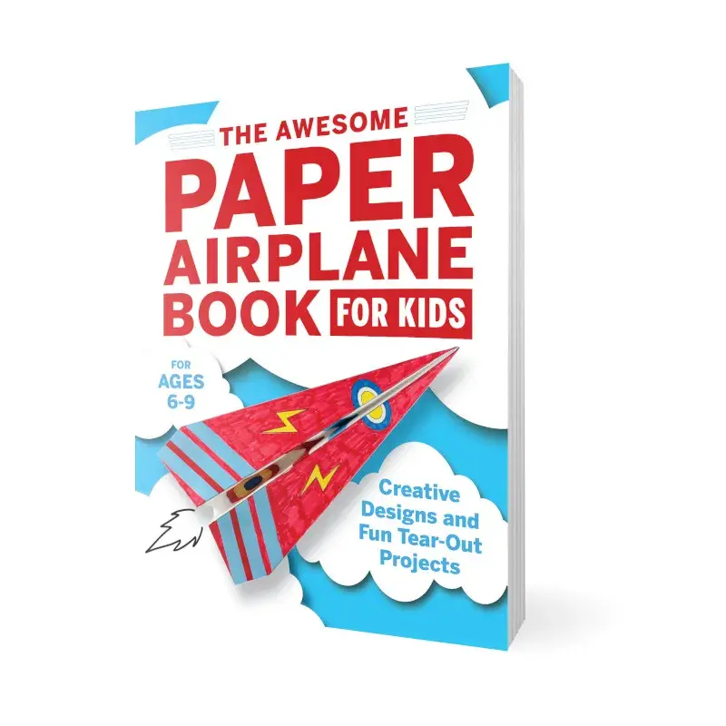The Awesome Paper Airplane Book for Kids – 15 Paper Airplane Designs with Tear-Out Projects & STEM Fun