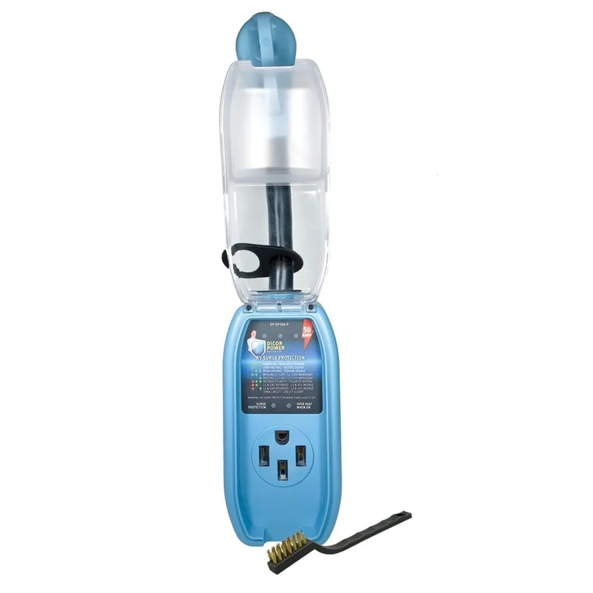 Dicor DCRDP-SP50A-P 50 Amp Pigtail RV Surge Protector - Up to 5000 Joules